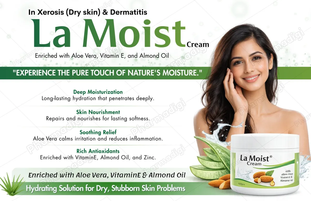 La Moist Cream product sheet